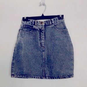 Denim High Waited Skirt Size S - 38 Junior